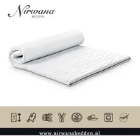 Nirwana bedden 200x220 Topdekmatras - Topper NASA-VISCO - Traagschuim - 7 CM -