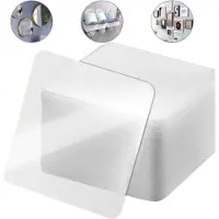 FSW-Products 5 Stuks - Sterk Dubbelzijdige Stickers - 6 x 6 cm - Transparant - Plakkers - Ophagen Poster of Foto's - DIY - Plakkertjes - Waterproof - Muurstickers - PVC - Herbruikbaar - Ophangen
