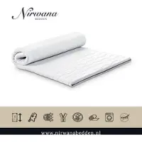 Nirwana bedden 130x220 Topdekmatras - Topper HR50 - Koudschuim - 7 CM -