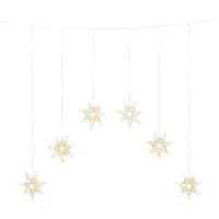 Konstsmide Kerstverlichting | Lichtgordijn met sterren | 5.9 meter |