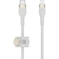 Belkin BOOST CHARGE Braided USB-C naar Apple iPhone Lightning - 2m - Wit