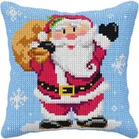 Kanex kruissteekkussen 99028 kerstman