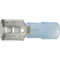 Cimco geïsoleerde vlakstekerhuls 2,8x0,8mm voor 1,5-2,5mm² - blauw per 100 stuks (180238)