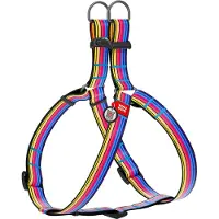 Waudog Line Harnas / Hondentuigje - Nylon - Gratis QR Tag - Breedte: 15 mm - Borstomtrek: 40 - 55 cm (GELIEVE ALVORENS BESTELLEN OPMETEN)