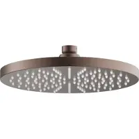 Hotbath Hoofddouche cobber opbouw 20 cm geborsteld koper pvd