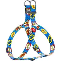 Waudog Wow Harnas / Hondentuigje - Nylon - Gratis QR-tag - Breedte: 15 mm - Borstomtrek: 40 - 55 cm (GELIEVE ALVORENS BESTELLEN OPMETEN)