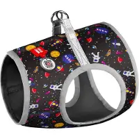 Waudog Nasa Harnas / Hondentuigje - Polyester - Reflecterend - Gratis QR tag - S1 - Borstomtrek: 40 - 45 cm - Nekomtrek: 29 - 31 cm (GELIEVE ALVORENS BESTELLEN OPMETEN)