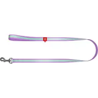 Waudog Glow In The Dark Hondenlijn / Hondenriem - Nylon - Paars - Reflecterend - Breedte: 15 mm - Lengte: 122 cm - Geschikt voor middelgrote honden