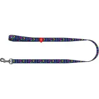 Waudog Indie Hondenlijn / Hondenriem - Nylon - Multi Colour - Breedte: 15 mm - Lengte: 122 cm