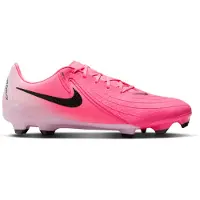 Nike Phantom GX II Academy Gras / Kunstgras Voetbalschoenen (MG) Felroze Lichtroze Zwart