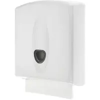 Plastiqline 2020 kunststof midi handdoekdispenser PQ20MidiH - wit