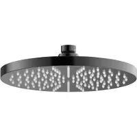 Hotbath Cobber hoofddouche 20cm zwart gepolijst PVD
