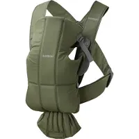 BabyBjörn Babytrage - Mini - Gewebt - Dunkelgrün - - One Size - Babytragen