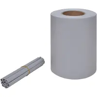 vidaXL Privacystrip 70x0,19 m PVC lichtgrijs