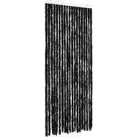 vidaXL Vliegengordijn 56x200 cm chenille antraciet