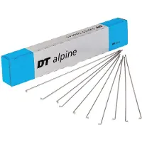 Dt Swiss Doos van 100 Alpine 2.0x2.34x298 mm roestvrijstalen haakse spaken
