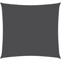 vidaXL Zonnescherm vierkant 3,6x3,6 m oxford stof antracietkleurig
