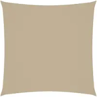 vidaXL Zonnescherm vierkant 3,6x3,6 m oxford stof beige