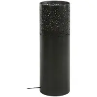 Giga Meubel - Vloerlamp Cilinder Ø20x60cm Zwart Nikkel