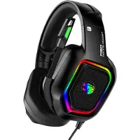 URGOODS Gaming Headset – Virtueel 7.1 Surround Sound – 1 m kabel – Zwart/RGB