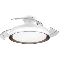 Philips LED Bliss Plafondventilator 28 W, 35 W (Ø x H) 510 mm x 418 mm or met verlichting, timer