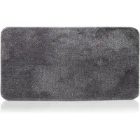 Witts Badmat - Luxe Mat - 70x140cm - Hoge Kwaliteit - Antraciet - Douchemat - Badmatten