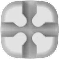 ORICO Kabelclip voor kabel tot 5mm dik - Grijs