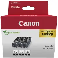 Canon PGI-35 triple pack Inktcartridge Zwart Multipack