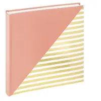 Walther design FA-237-R Unite - Design album - Formaat 26 x 25 cm - Zalmroze/Gouden reliëf