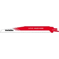 Metabo Reciprozaagblad HM | "Carbide Wood + Metal"| 225x6-8 TPI | S1156XHM | ( 1st.) - 626560000