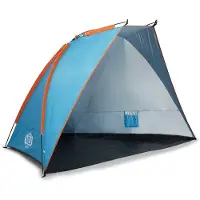 Nils Camp - Strandtent XXL - 260x120x120 cm - Blauw - UV-bescherming