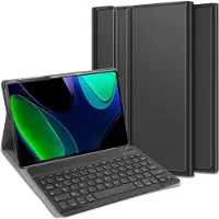 Just in Case tablet Hoes met Toetsenbord geschikt voor Xiaomi Pad 6 - AZERTY Bluetooth Keyboard Case - Zwart