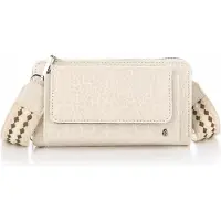 Michelle Portemonee met luxe band - Beige - Dames - Croco print - 20cm x 11cm