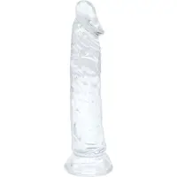 Kiotos COX Clear - Transparante Dildo 04 - Lengte 215 mm - Diameter 40 mm - TPE