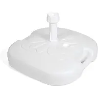 IPAE Progarden Praktische Parasolvoet 45x45x18cm - Vulbaar - 16 liter – Wit – Zomer – Zon - Parasol