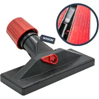 SQOON Fluweelborstel meubelzuigmond 30-37 mm - Universele aansluiting met schroefsluiting - Verwijdert efficiënt dierenharen, pluizen en draden van meubels, bekleding en biljarttafels