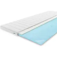 Efko - Koudschuim Topper – 90x200cm – HR45 – 7 cm dik – Topdekmatras – Anti-Allergisch – Afritsbare Wasbare Hoes – OEKO-TEX