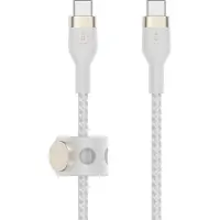 Belkin Boostcharge Pro Flex Usb-c Oplaadkabel 1 M Gevlochten Siliconen - Wit