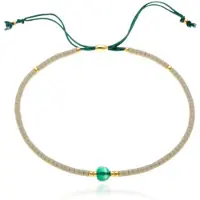 Deja Jewels Deja Armband Miyuki Glas kralen - Green