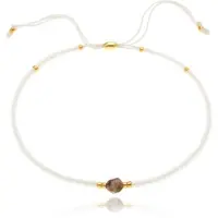 Deja Jewels Deja Armband Miyuki Glas kralen - White