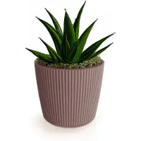 Prosperplast Plantenpot/bloempot Buckingham - kunststof - terra bruin - 19 x 17 cm - Plantenpotten