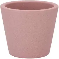 DK Design bloempot Vinci - lichtroze mat - voor binnen - D10 x H12 cm - Plantenpotten
