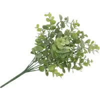 DK Design Kunstbloem Eucalyptus tak bundel - 33 cm - groen - Kunstbloemen