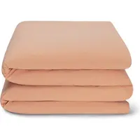 Yumeko Kinderdekbedovertrek Jersey Katoen 100x135 Oranje - Eco, Bio & Fairtrade