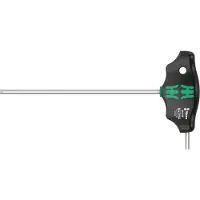 Wera 454 Imperial HF Inbusschroevendraaier Sleutelbreedte (inch): 9/64 inch Koplengte: 150 mm Afmeting, lengte: 150 mm