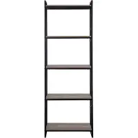 Beliani FORRES - Boekenkast-Donkere houtkleur-Spaanplaat
