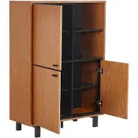 Beliani PARAMOUNT - Sideboard-Lichte houtkleur-Vezelplaat