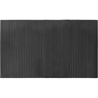 vidaXL Vloerkleed rechthoekig 60x100 cm bamboe grijs
