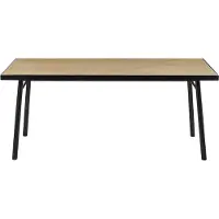 Beliani IVORIE - Eettafel-Lichte houtkleur-MDF