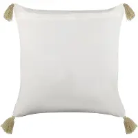 Beliani Decoratieve kussens, Sierkussen geometrisch patroon katoen veelkleurig met kwastjes 45 x 45 cm SETOSA (45 x 45 cm)